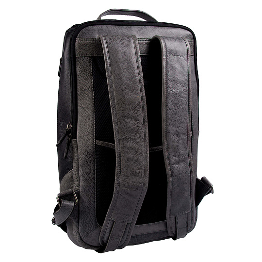 Рюкзак Dr.Koffer из натуральной кожи черный