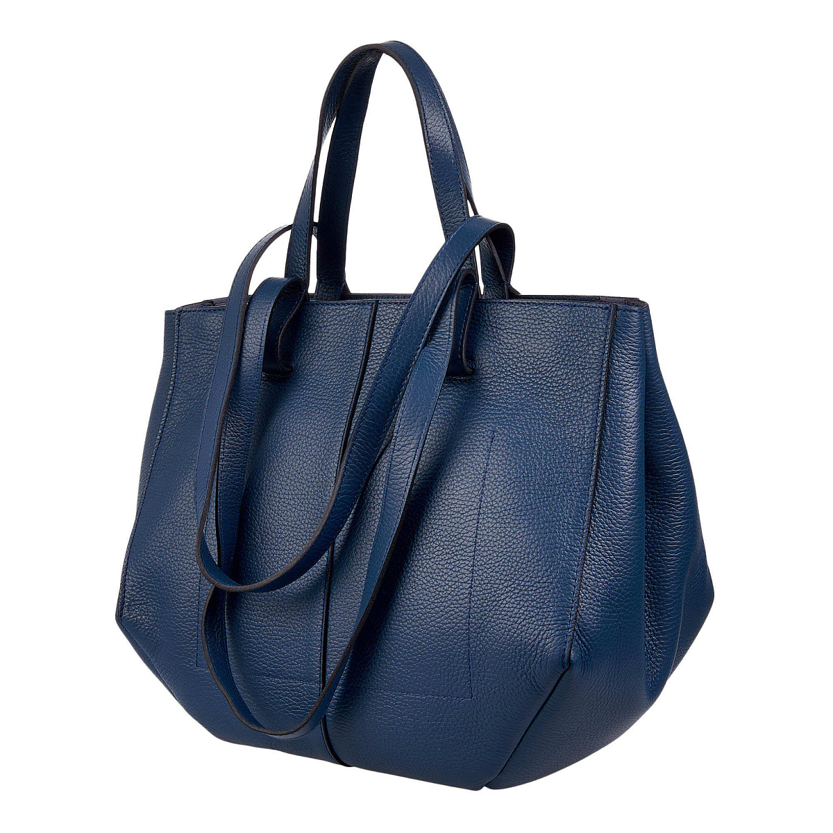 Женская сумка Dr. Koffer из натуральной кожи синяя