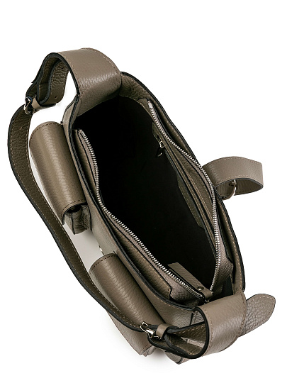 Женская сумка Dr.Koffer из натуральной кожи бежевая