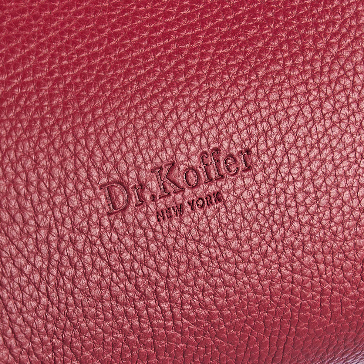 Женская сумка Dr. Koffer из натуральной кожи красная