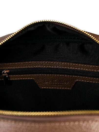 Женская сумка Dr. Koffer из натуральной кожи коричневая