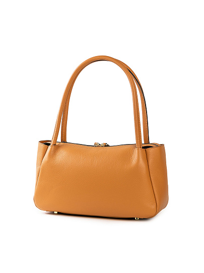 Женская сумка Dr. Koffer из натуральной кожи коричневая