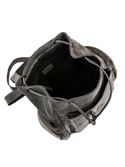 Рюкзак Dr.Koffer из натуральной кожи серый