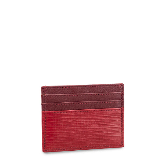 Кредитница Dr.Koffer из натуральной кожи оранжевая