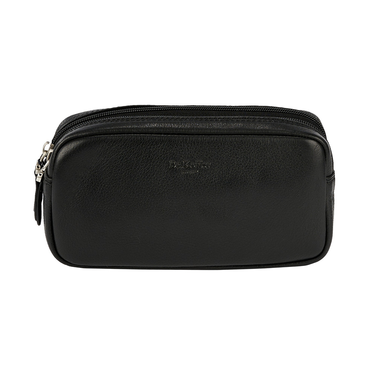 Несессер Dr. Koffer из натуральной кожи черный