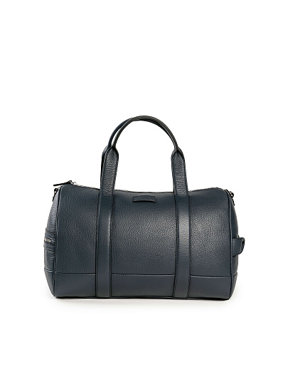 Дорожная сумка Dr. Koffer из натуральной кожи синяя