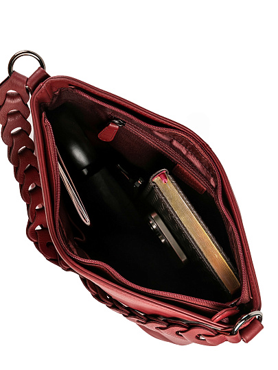 Женская сумка Dr.Koffer из натуральной кожи красная