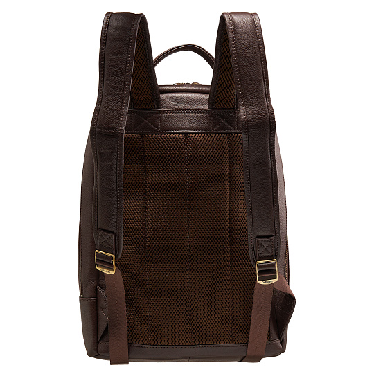 Рюкзак Dr.Koffer из натуральной кожи темно-коричневый