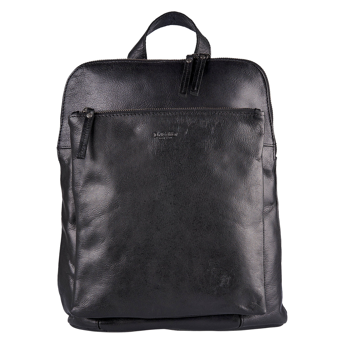 Рюкзак Dr.Koffer из натуральной кожи черный