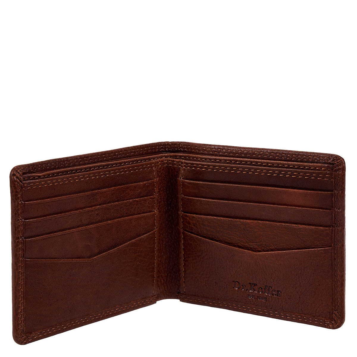 Портмоне Dr.Koffer из натуральной кожи светло-коричневое