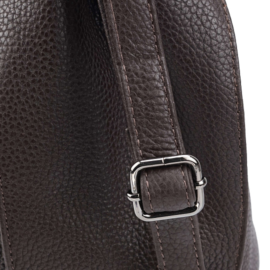 Женская сумка Dr.Koffer из натуральной кожи коричневая