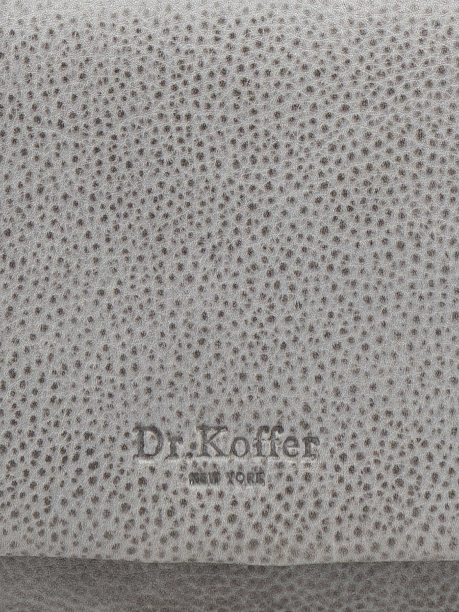Кошелек Dr.Koffer из натуральной кожи серый