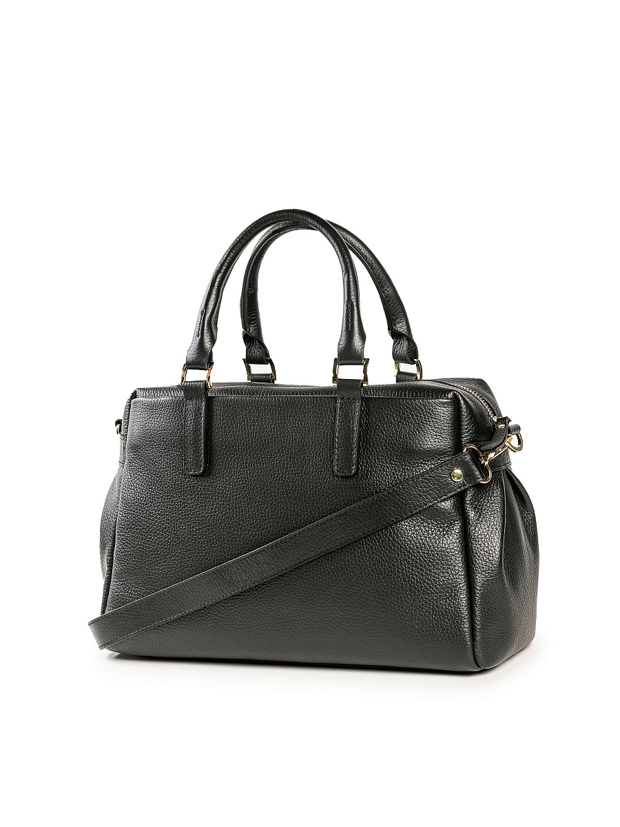 Женская сумка Dr. Koffer из натуральной кожи черная