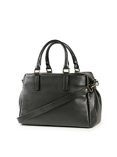 Женская сумка Dr. Koffer из натуральной кожи черная