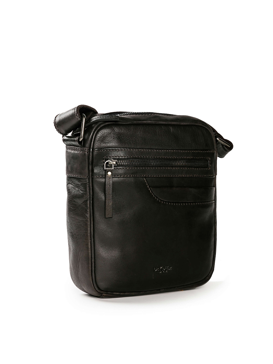 Сумка через плечо Dr.Koffer из натуральной кожи коричневая