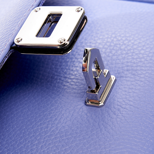 Женская сумка Dr. Koffer из натуральной кожи фиолетовая