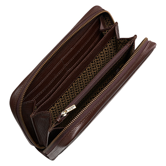 Сумка барсетка из натуральной кожи Dr. Koffer коричневая