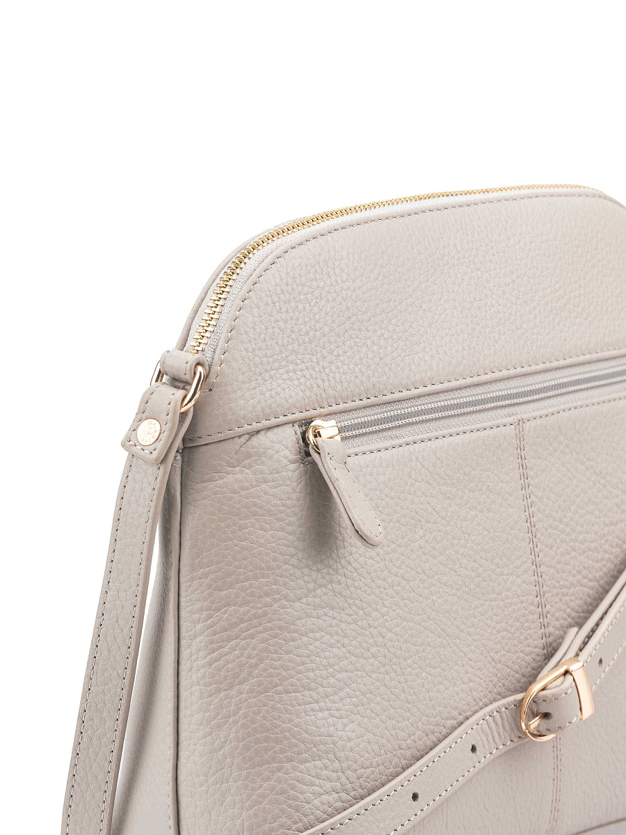 Женская сумка Dr. Koffer из натуральной кожи бежевая