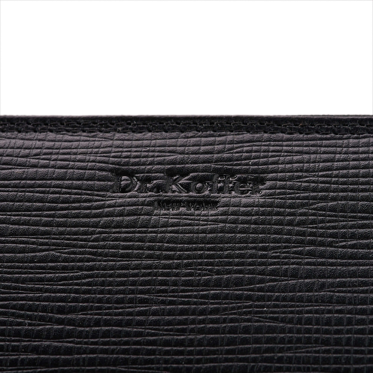 Портмоне Dr.Koffer из натуральной кожи черное