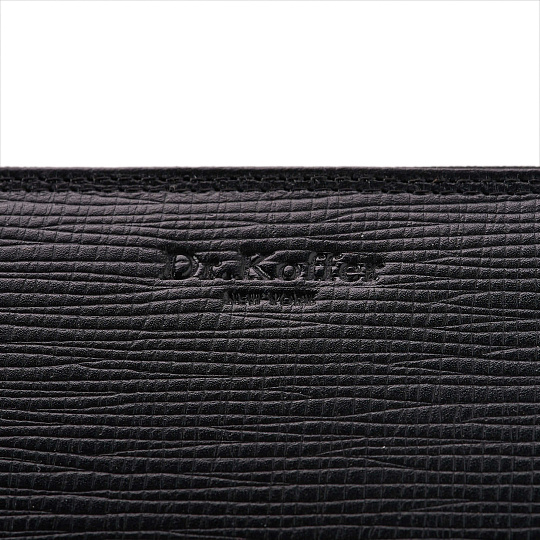 Портмоне Dr.Koffer из натуральной кожи черное