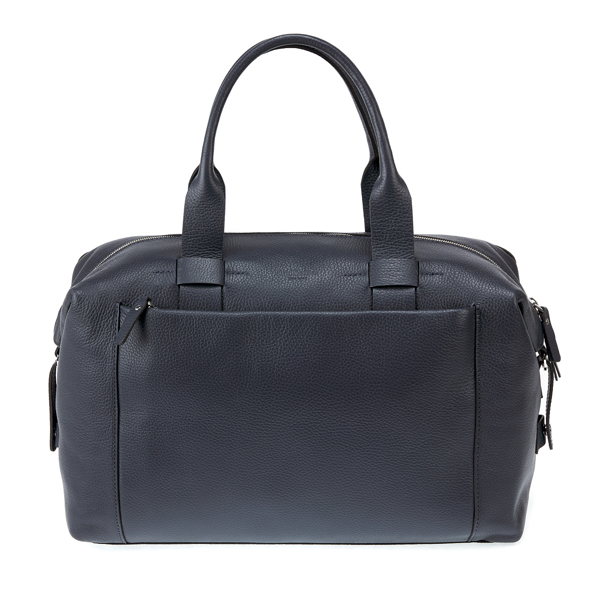 Дорожная сумка Dr.Koffer из натуральной кожи синяя