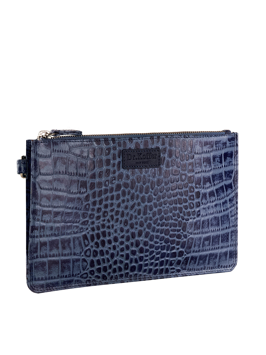 Портмоне Dr.Koffer из натуральной кожи фиолетовое