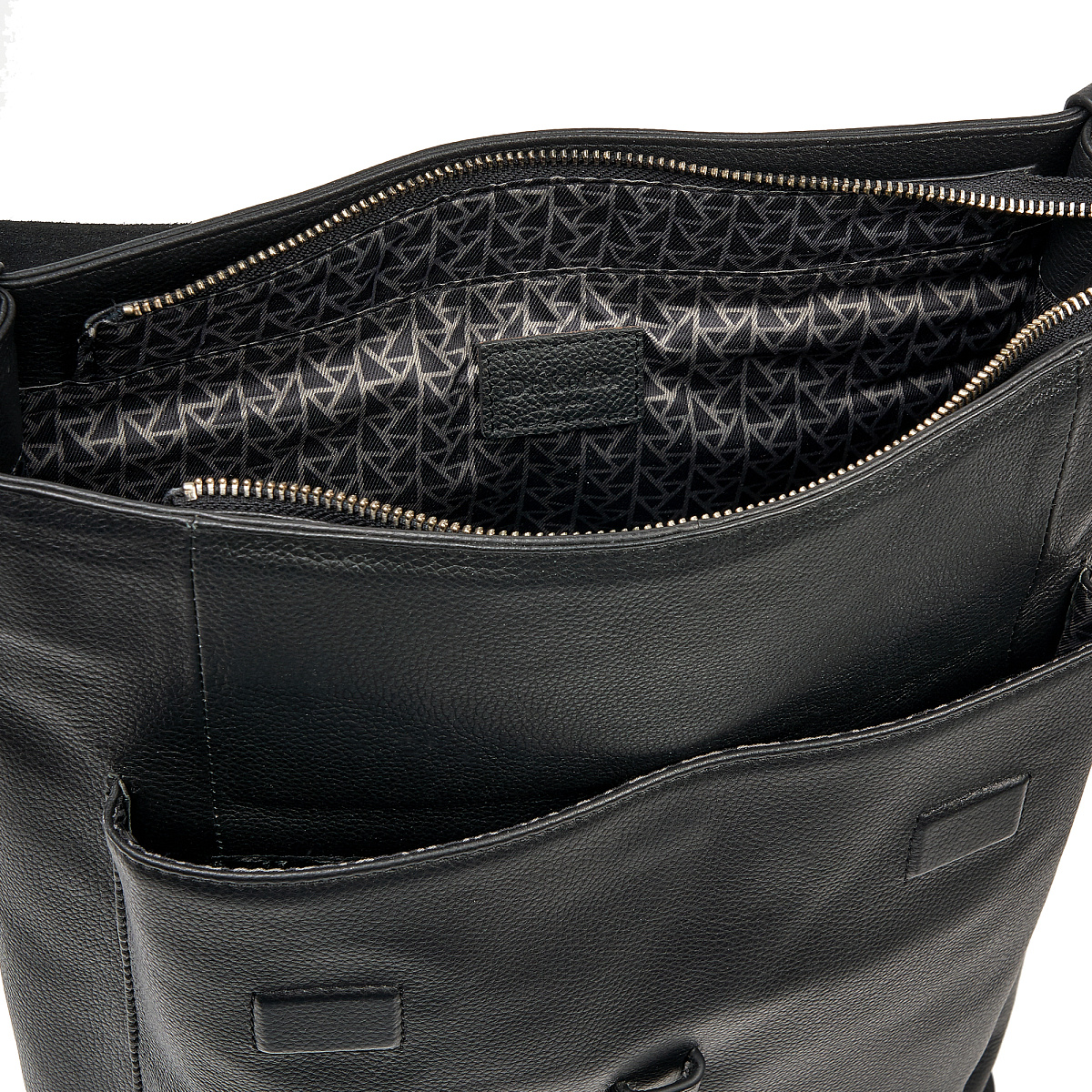 Рюкзак Dr.Koffer из натуральной кожи черный