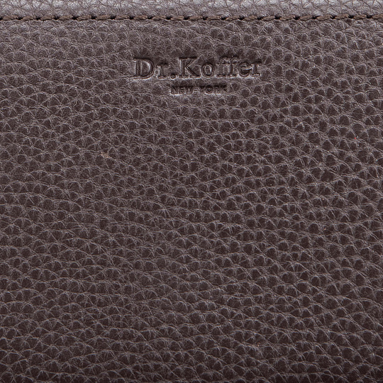 Портмоне Dr.Koffer из натуральной кожи коричневое