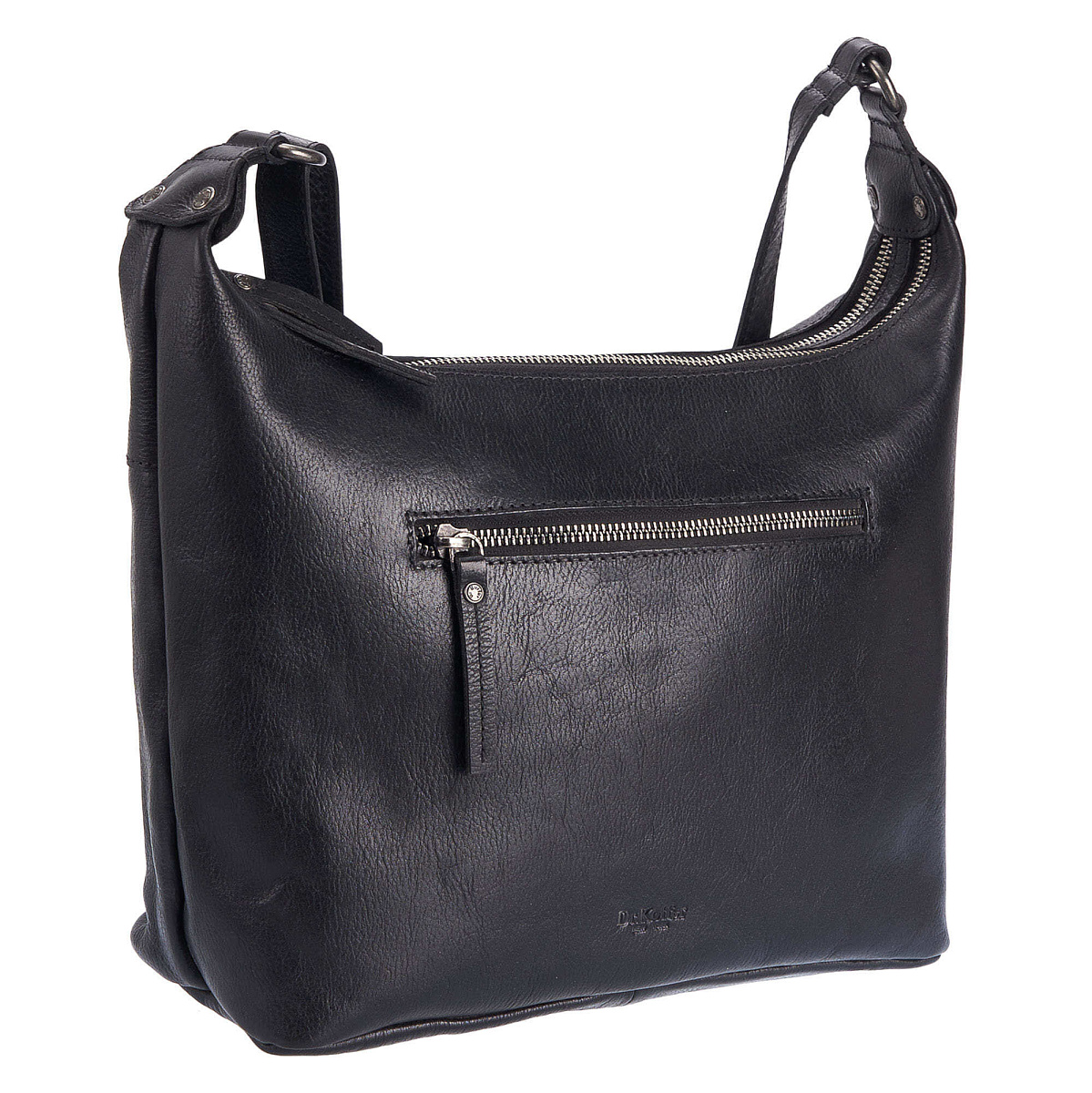 Женская сумка Dr.Koffer из натуральной кожи чёрная