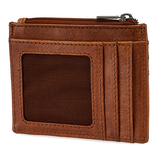 Кредитница Dr.Koffer из натуральной кожи коричневая