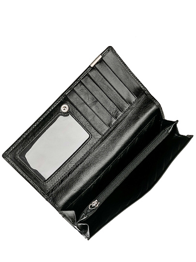 Портмоне Dr.Koffer из натуральной кожи черное