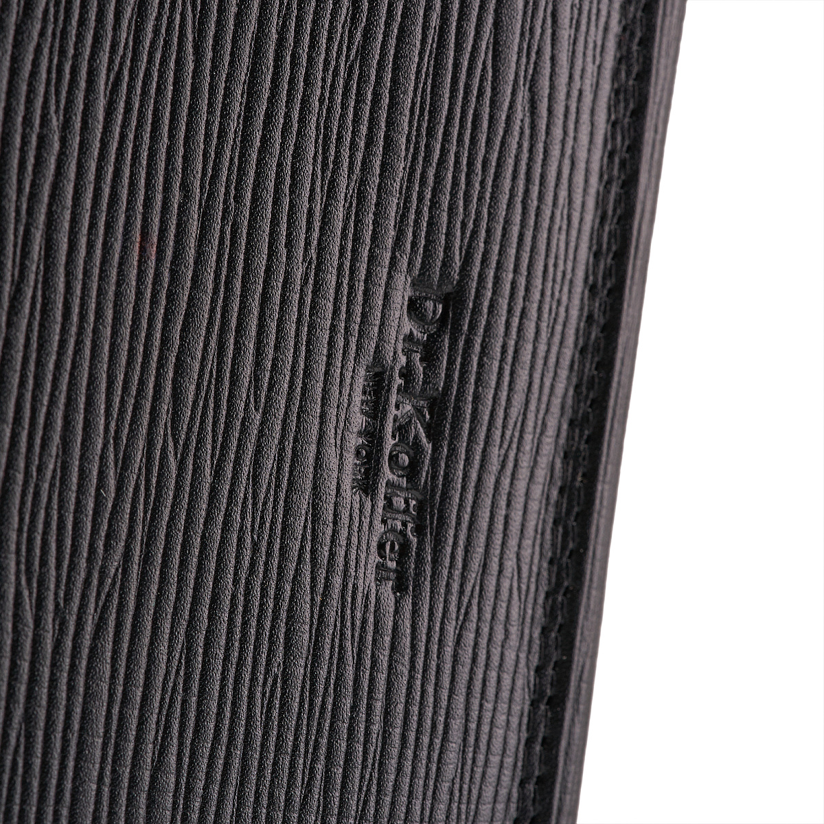 Сумка барсетка из натуральной кожи Dr. Koffer черная