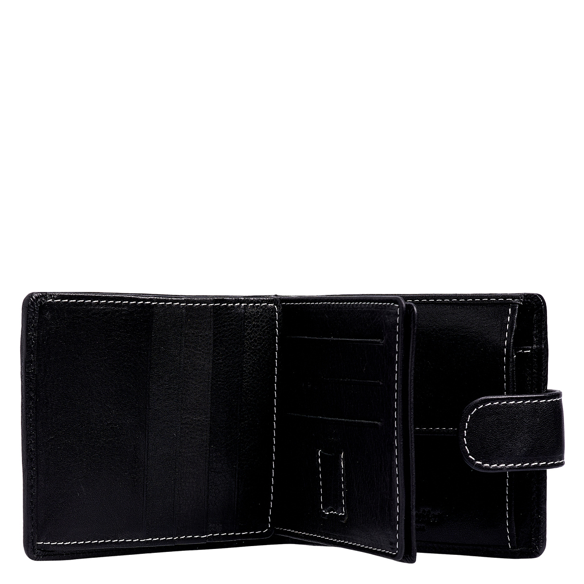 Портмоне Dr.Koffer из натуральной кожи черное