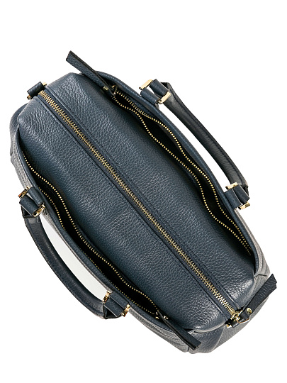 Женская сумка Dr. Koffer из натуральной кожи синяя