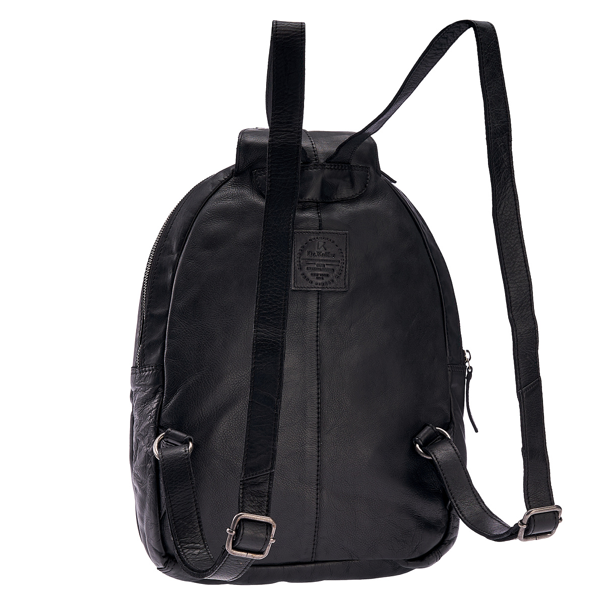 Рюкзак Dr.Koffer из натуральной кожи черный