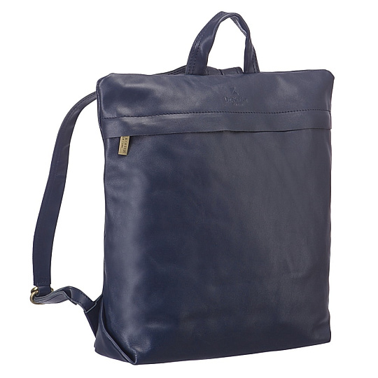 Рюкзак Dr.Koffer из натуральной кожи синий