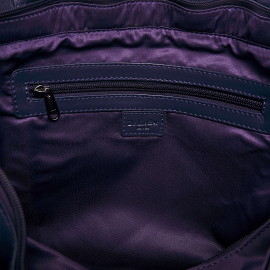 Женская сумка Dr.Koffer из натуральной кожи синяя