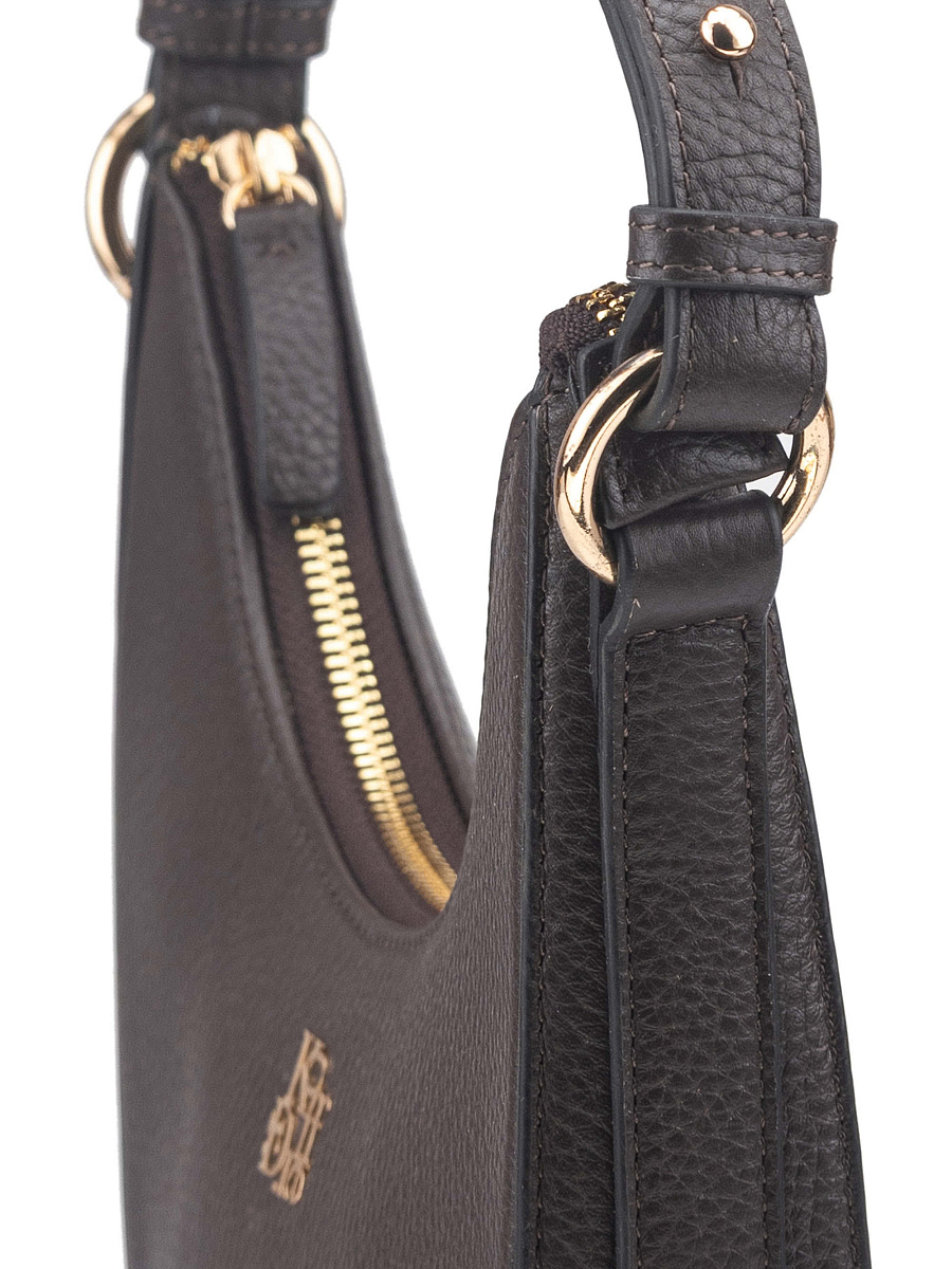 Женская сумка Dr. Koffer из натуральной кожи коричневая