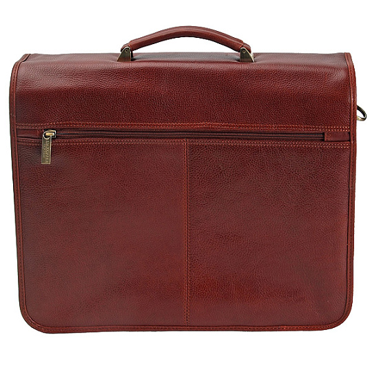 Портфель Dr.Koffer из натуральной кожи светло-коричневый