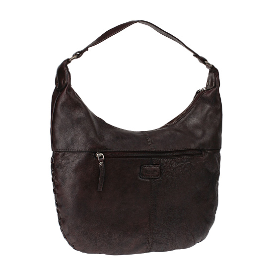 Сумка через плечо Dr.Koffer из натуральной кожи красная