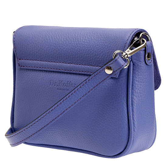 Женская сумка Dr. Koffer из натуральной кожи фиолетовая