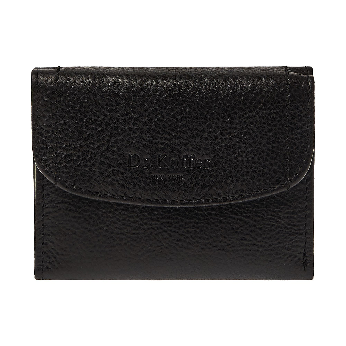 Портмоне Dr.Koffer из натуральной кожи черное
