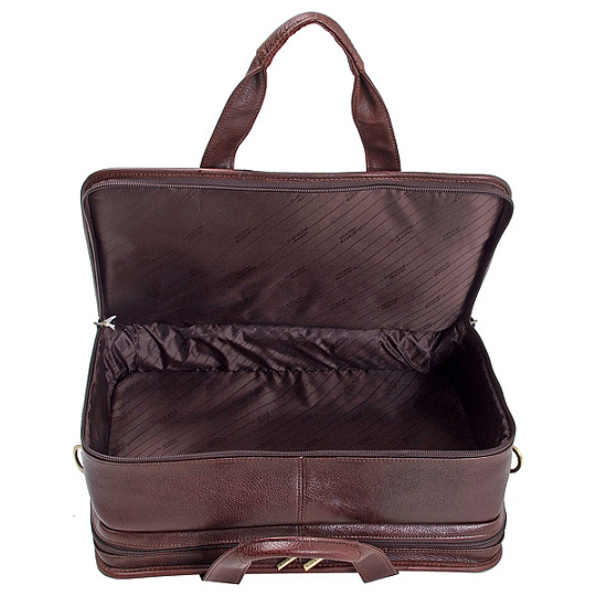 Прямоугольная деловая сумка с большим накладным карманом Dr.Koffer B482510-02-09