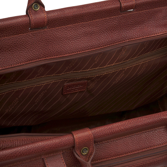 Сумка дорожная саквояж Dr.Koffer из натуральной кожи