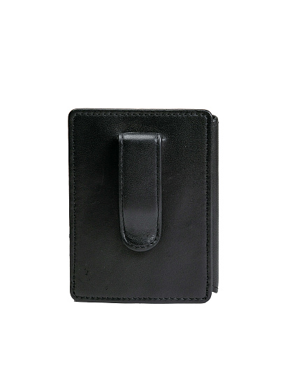 Визитница Dr.Koffer из натуральной кожи черная