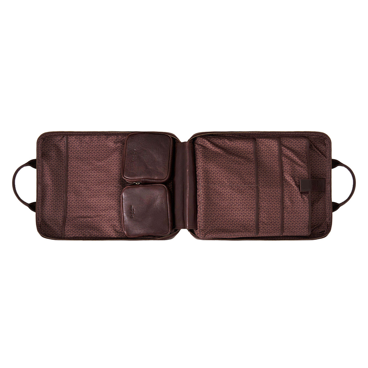 Рюкзак Dr.Koffer из натуральной кожи темно-коричневый