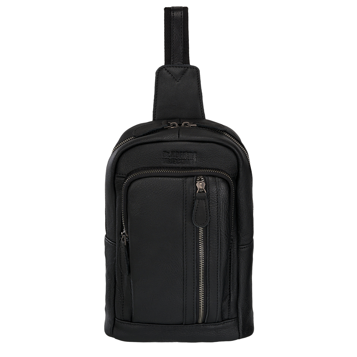 Рюкзак Dr.Koffer из натуральной кожи черный