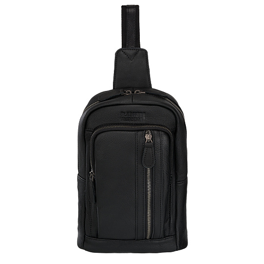 Рюкзак Dr.Koffer из натуральной кожи черный