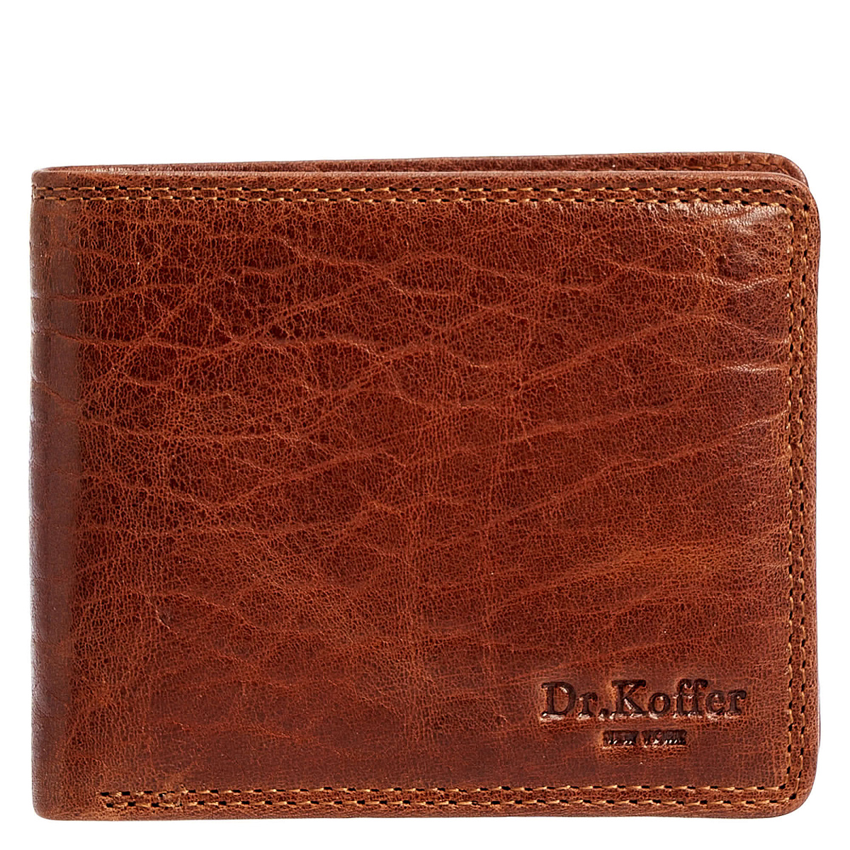 Портмоне Dr.Koffer из натуральной кожи светло-коричневое