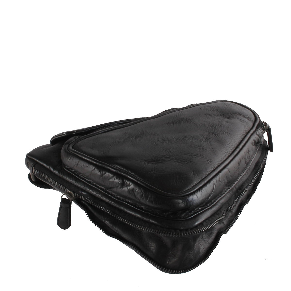 Рюкзак Dr.Koffer из натуральной кожи черный